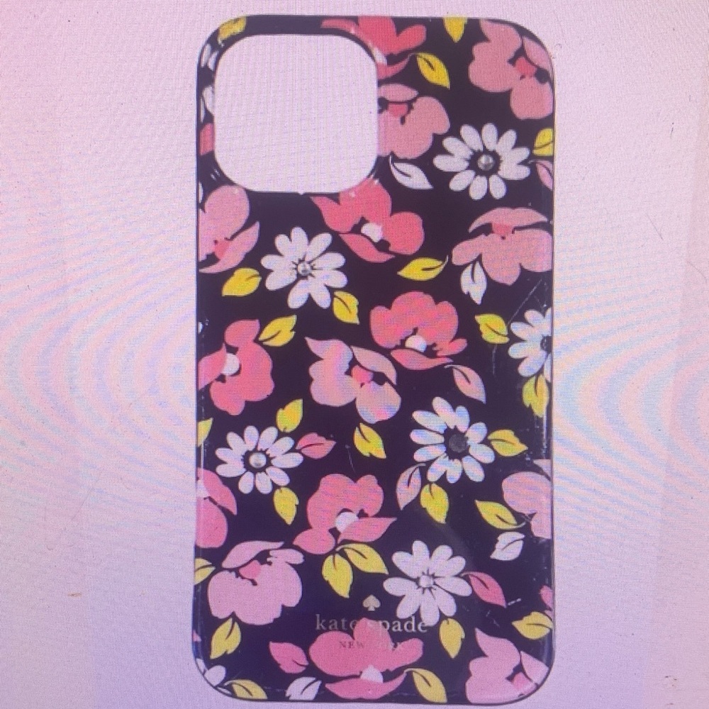 Kate Spade Pink and Yellow Floral Phone Case